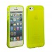 iPhone SE 5 5s - TPU Soft Protective Phone Cover and Case - Clear Mint Green